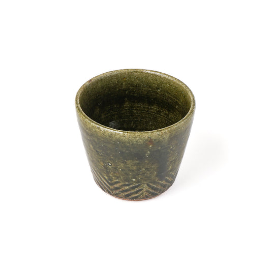 フリーカップ 約 220ml 原土 縄紋 呉須 C