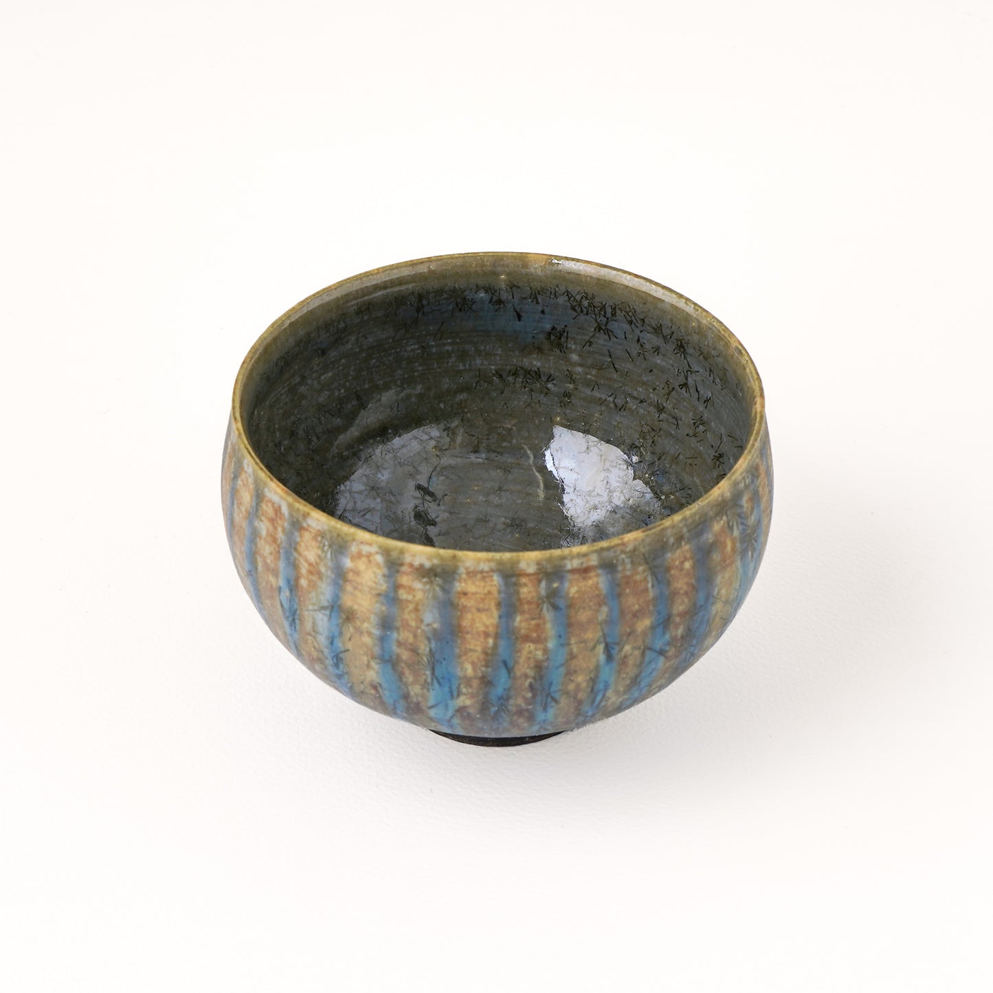 汲み出し(湯呑み) 約220ml 艶消し 青 C