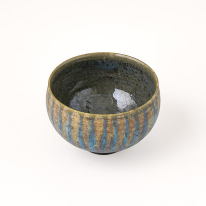 汲み出し(湯呑み) 約220ml 艶消し 青 C