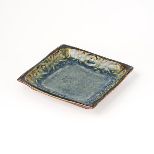 角皿 5寸(約15cm×約15cm) 押紋 C