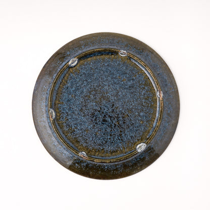 皿 5寸(約15cm) 青 C