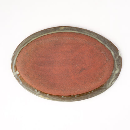 オーバルプレート 約17cm×約24cm C