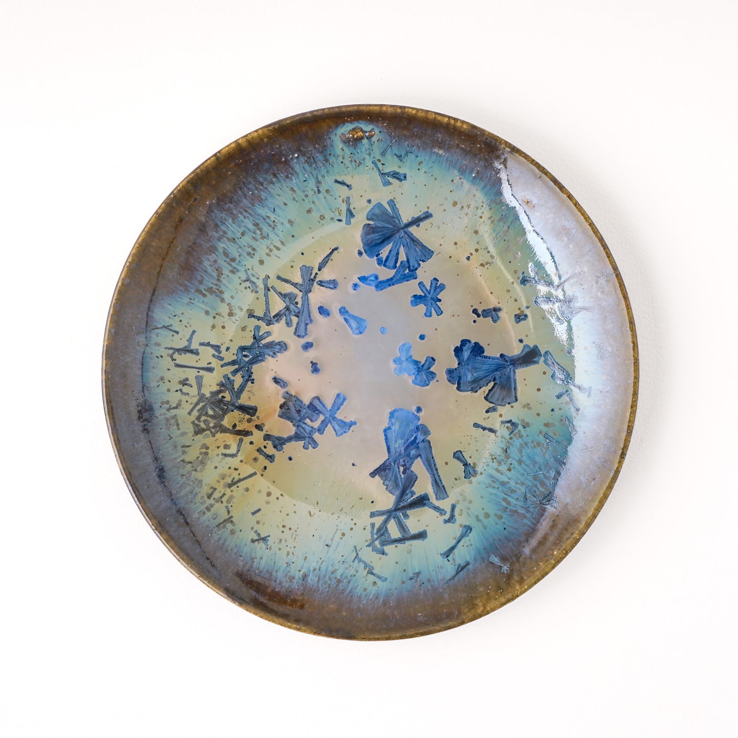 皿 5寸(約15cm) 青 C