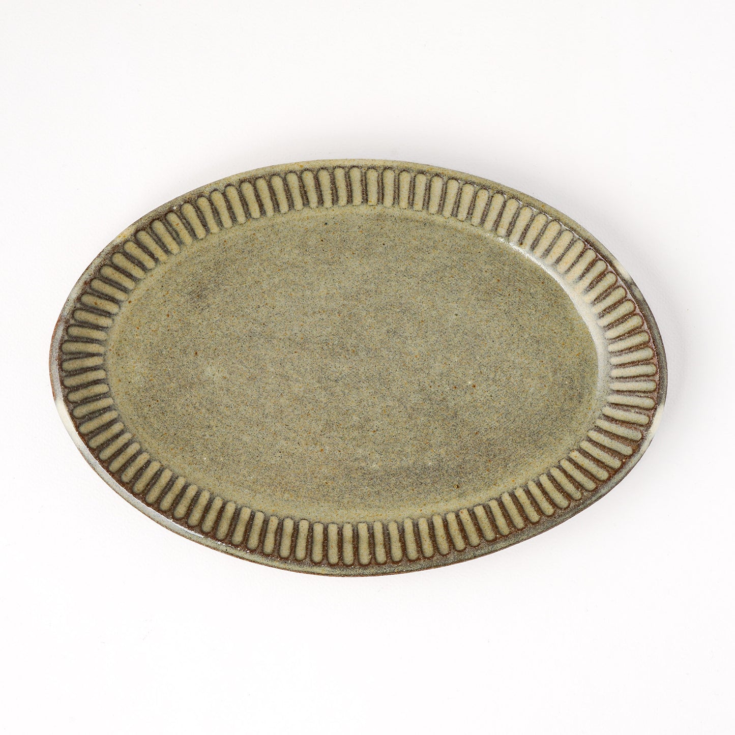 オーバルプレート 約17cm×約24cm C