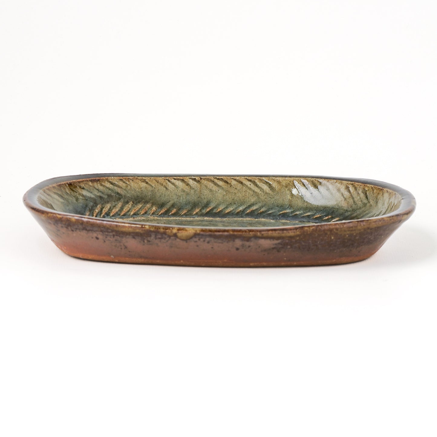 長方皿 中(約19.5cm×約15.5cm) D