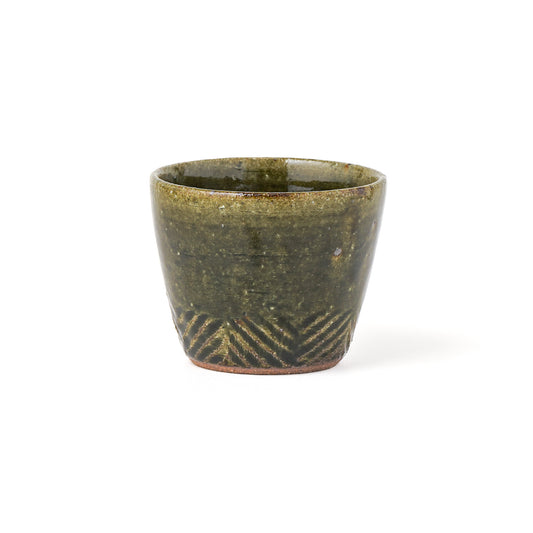 フリーカップ 約 220ml 原土 縄紋 呉須 D