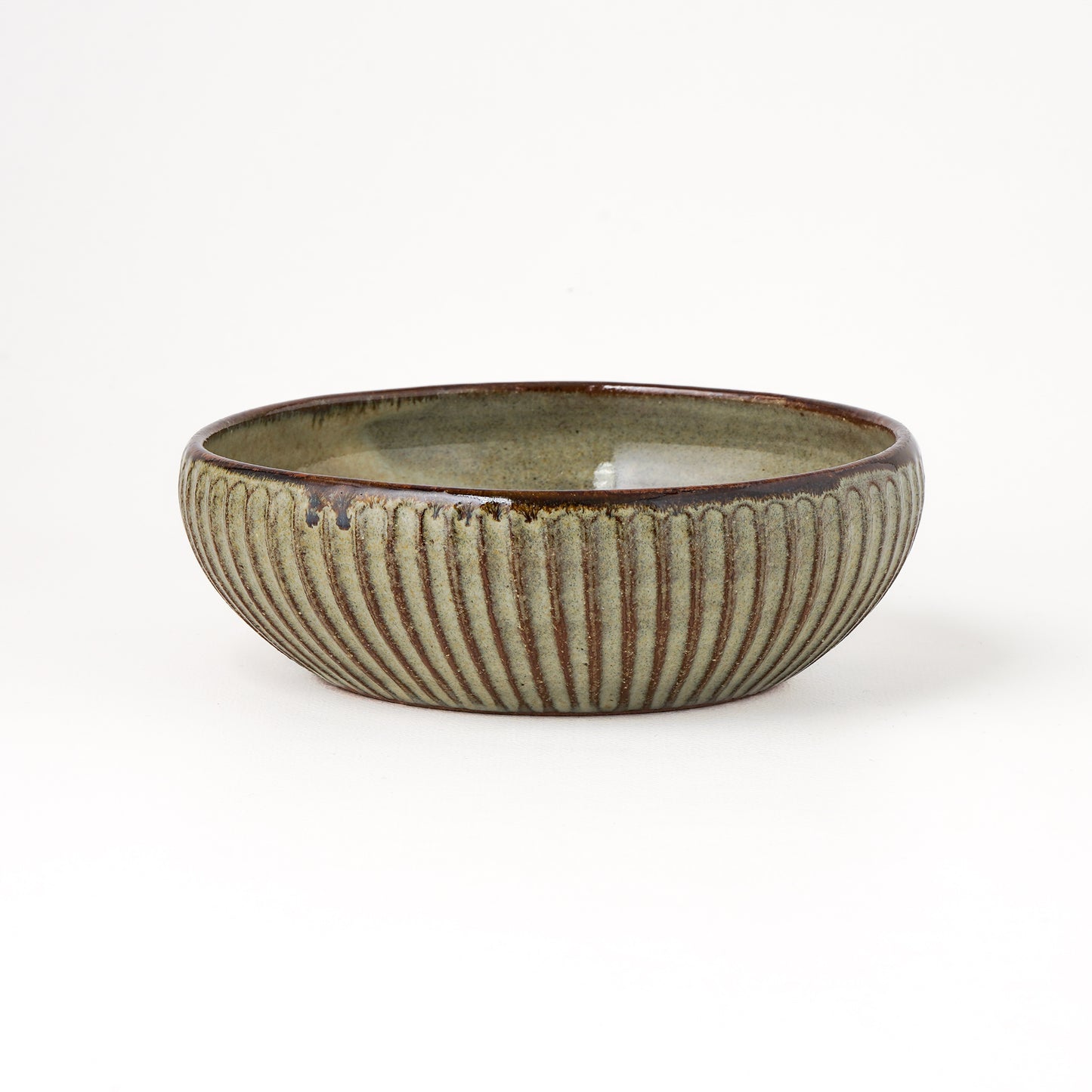 カレー皿 5寸(約15cm) キビ白 D