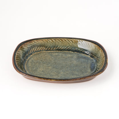 長方皿 中(約19.5cm×約15.5cm) D