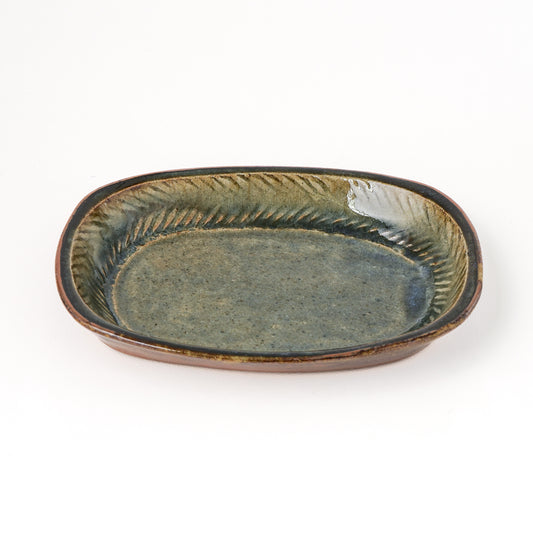 長方皿 中(約19.5cm×約15.5cm) D