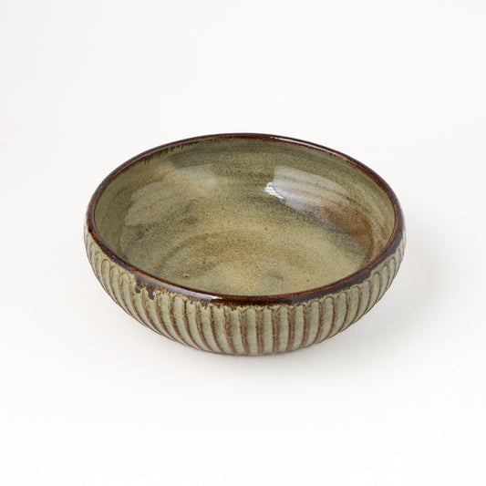 カレー皿 5寸(約15cm) キビ白 D