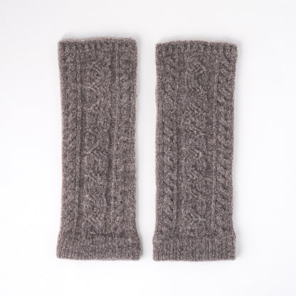 あったかデミグローブ フリーサイズ 杢シルバーグレー