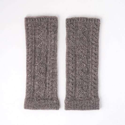 あったかデミグローブ フリーサイズ 杢シルバーグレー