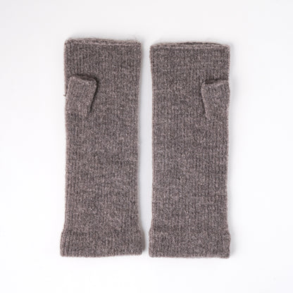 あったかデミグローブ フリーサイズ 杢シルバーグレー