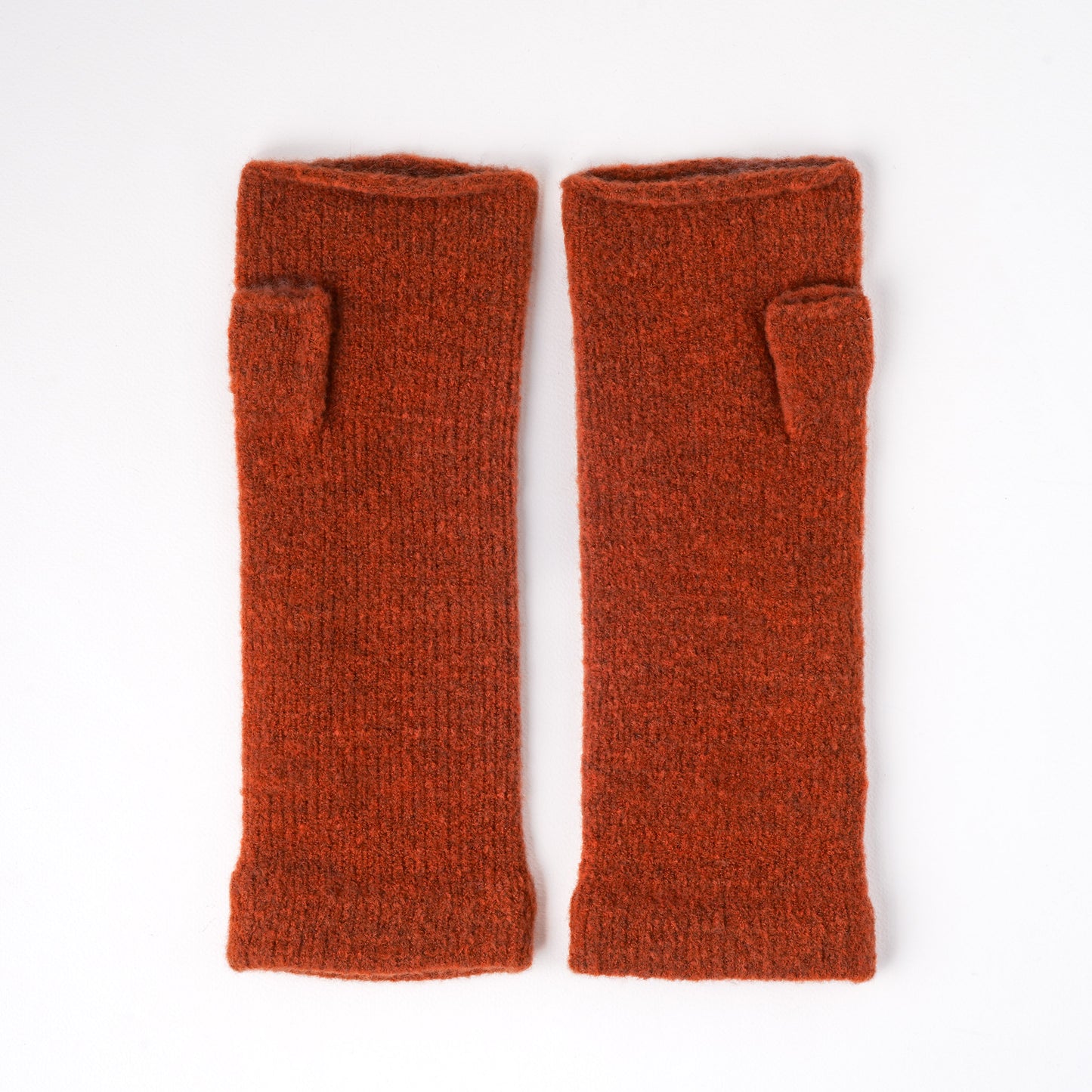 あったかデミグローブ フリーサイズ 杢オレンジ