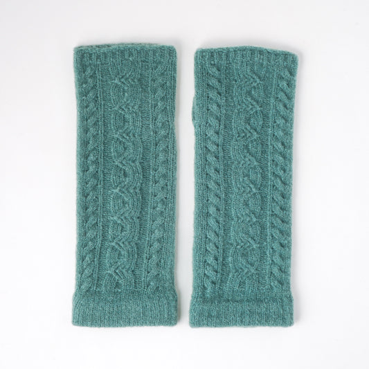 あったかデミグローブ フリーサイズ 杢ミント