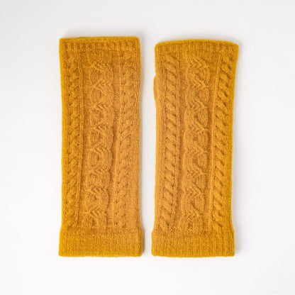 あったかデミグローブ フリーサイズ ひまわり(イエロー)