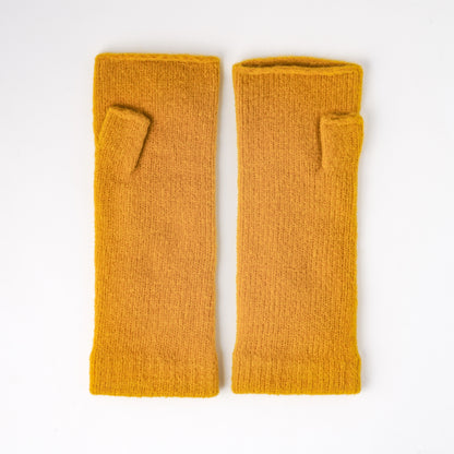 あったかデミグローブ フリーサイズ ひまわり(イエロー)