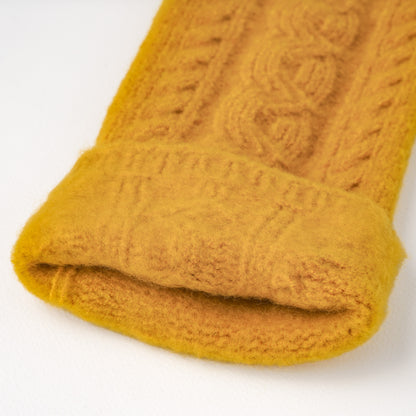 あったかデミグローブ フリーサイズ ひまわり(イエロー)