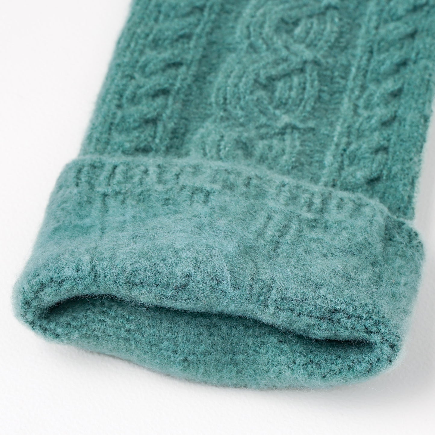 あったかデミグローブ フリーサイズ 杢ミント