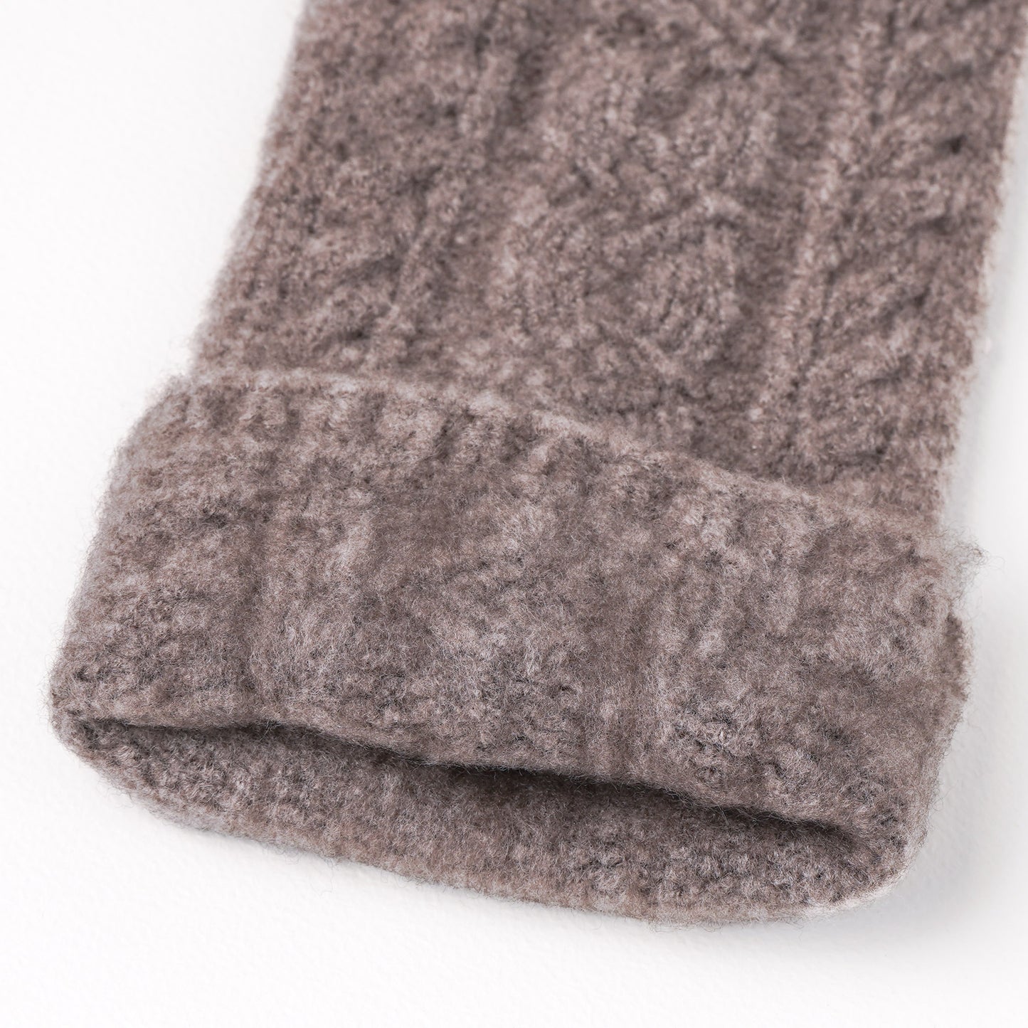 あったかデミグローブ フリーサイズ 杢シルバーグレー