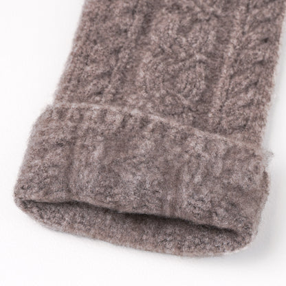 あったかデミグローブ フリーサイズ 杢シルバーグレー