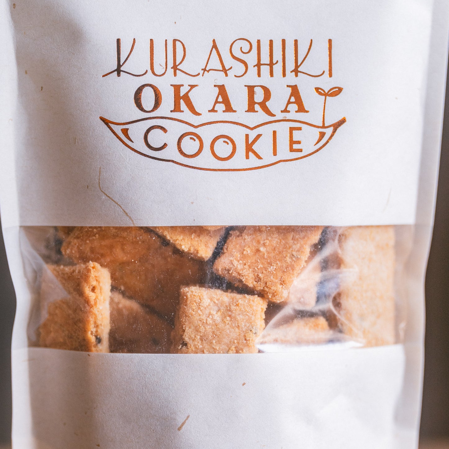 倉敷おからクッキー もち粉バター黒ごまきなこ 140g