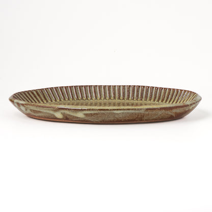 オーバルプレート 約17cm×約24cm E