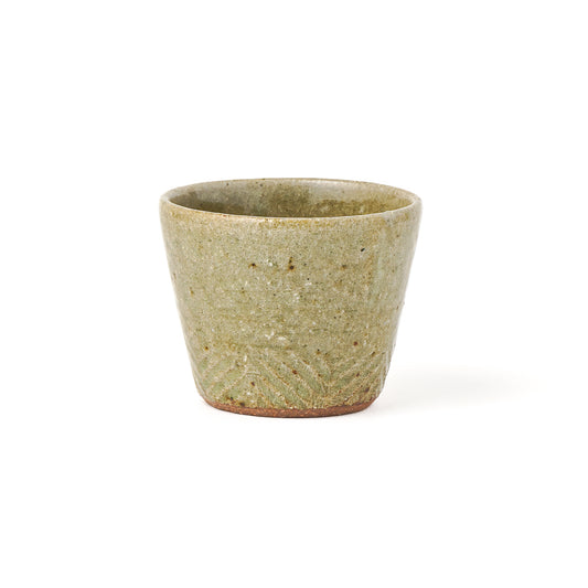 フリーカップ 約 220ml 原土 縄紋 灰 E