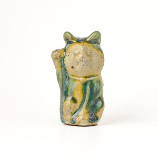 招き猫 置物 約10.5cm E