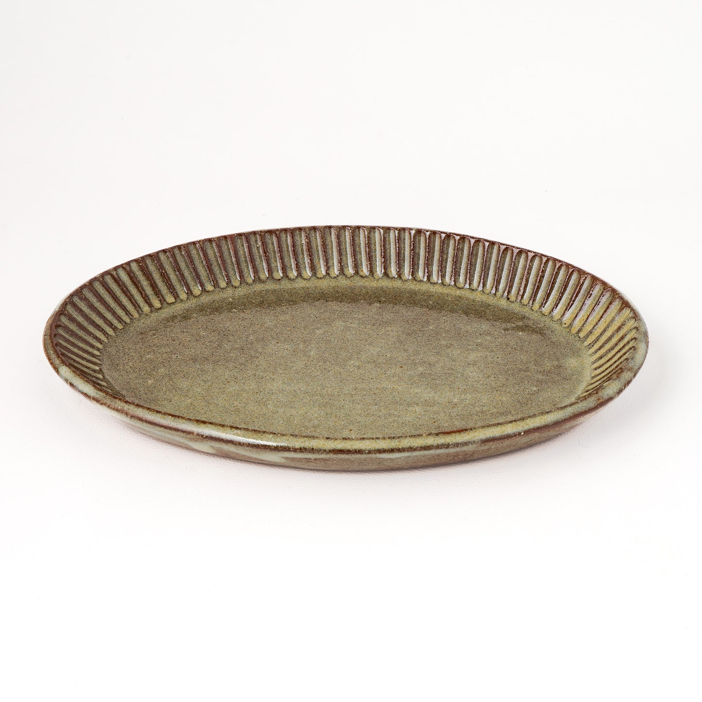 オーバルプレート 約17cm×約24cm E