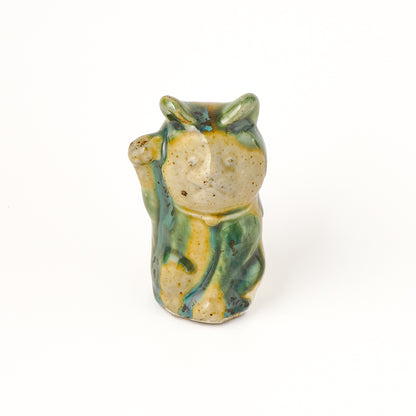 招き猫 置物 約10.5cm E