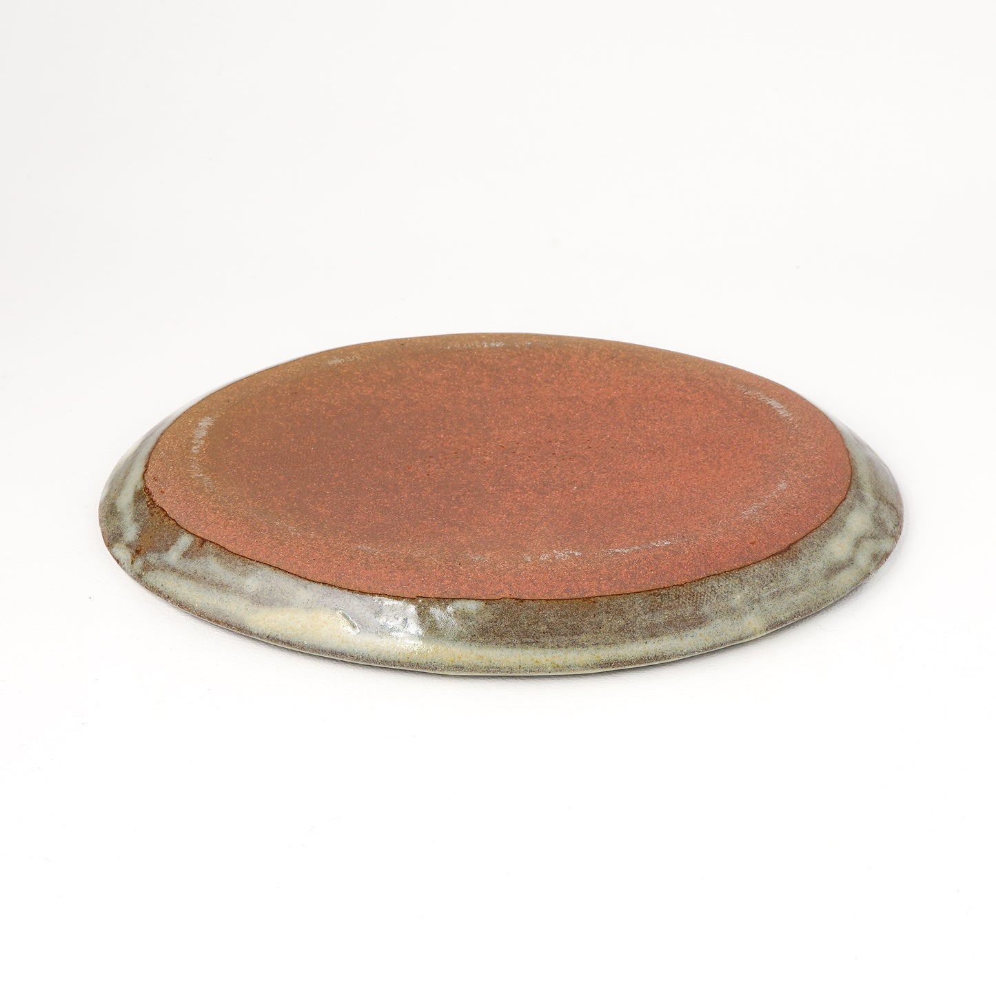 オーバルプレート 約17cm×約24cm 葉柄 G