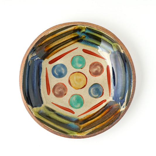 チャンプルー皿 小(約18cm) 赤絵 M