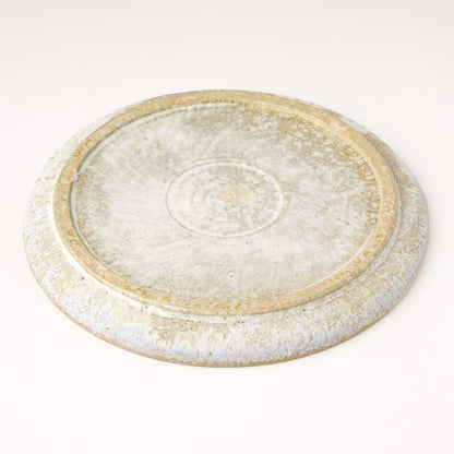 平皿 M(約18.5cm) 艶消し 白釉 A
