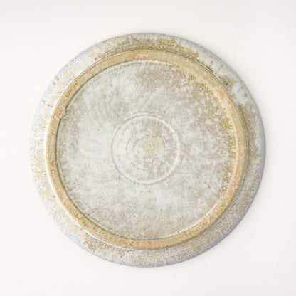 平皿 M(約18.5cm) 艶消し 白釉 A