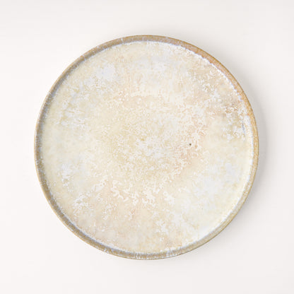 平皿 M(約18.5cm) 艶消し 白釉 A