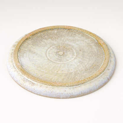 平皿 M(約18.5cm) 艶消し 白釉 C