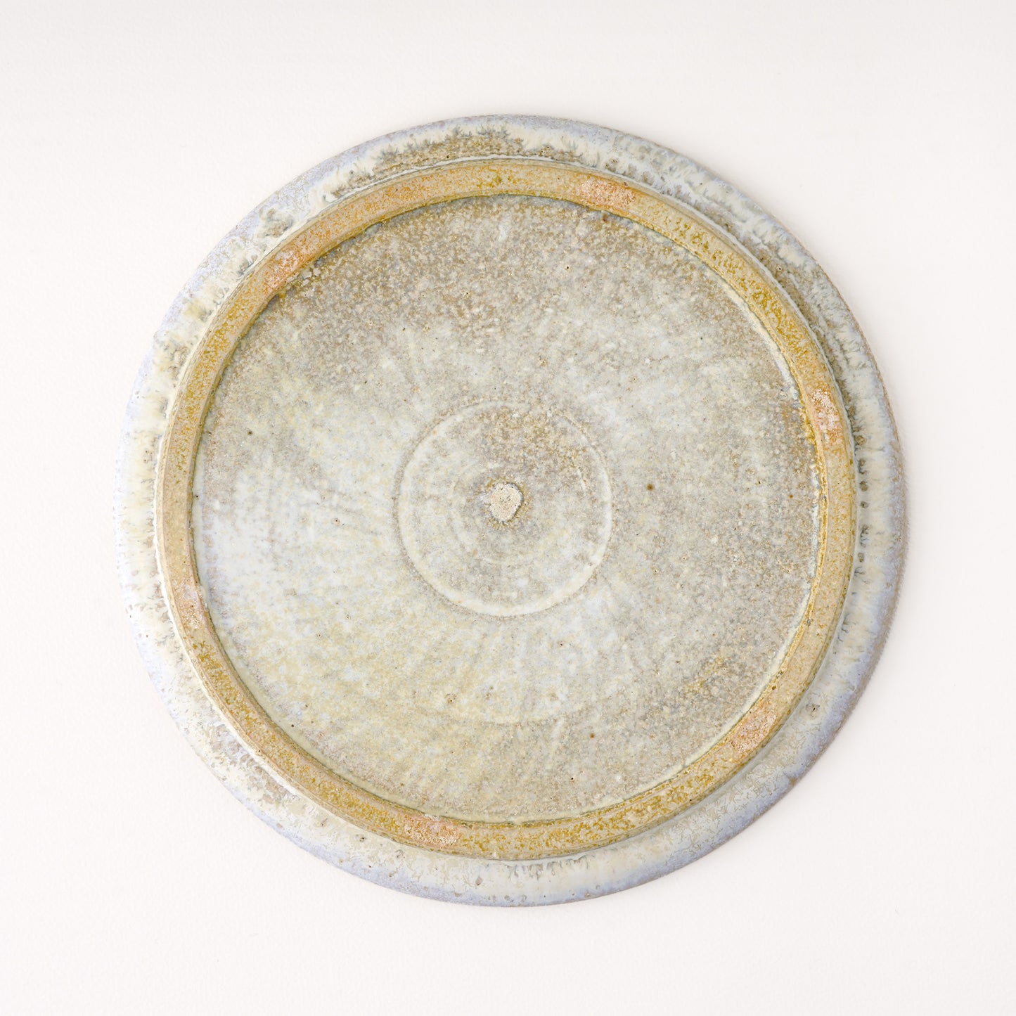 平皿 M(約18.5cm) 艶消し 白釉 C