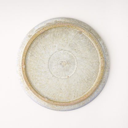 平皿 M(約18.5cm) 艶消し 白釉 E