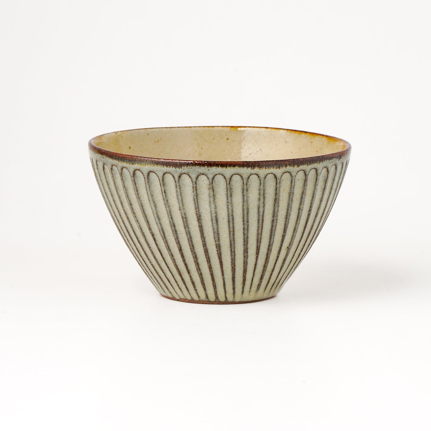 カフェボウル M(約13cm) キビ白 D