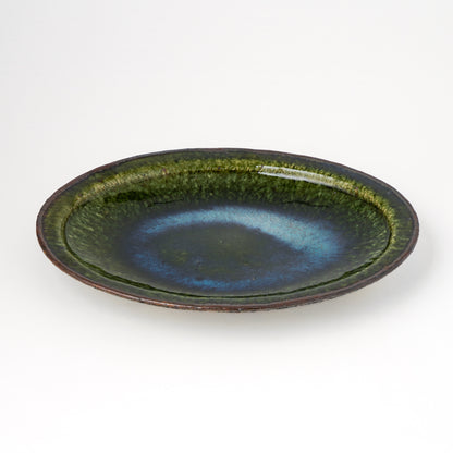 オーバル皿 M(約20cm×約27cm) 織部 F