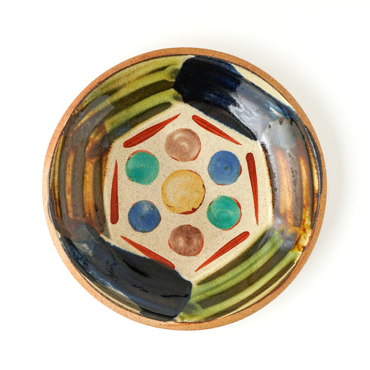 チャンプルー皿 小(約18cm) 赤絵 N