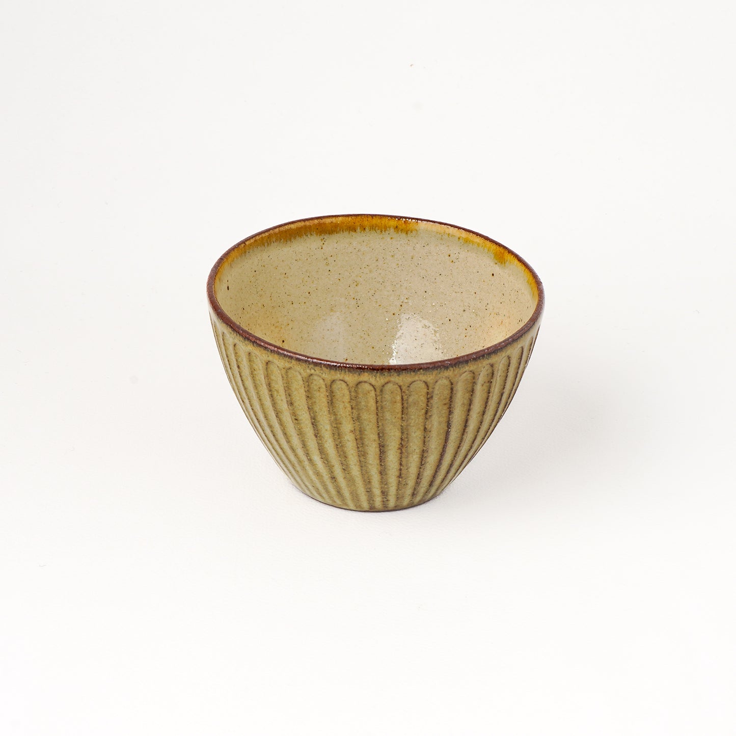 カフェボウル S(約10.5cm) キビ白 D